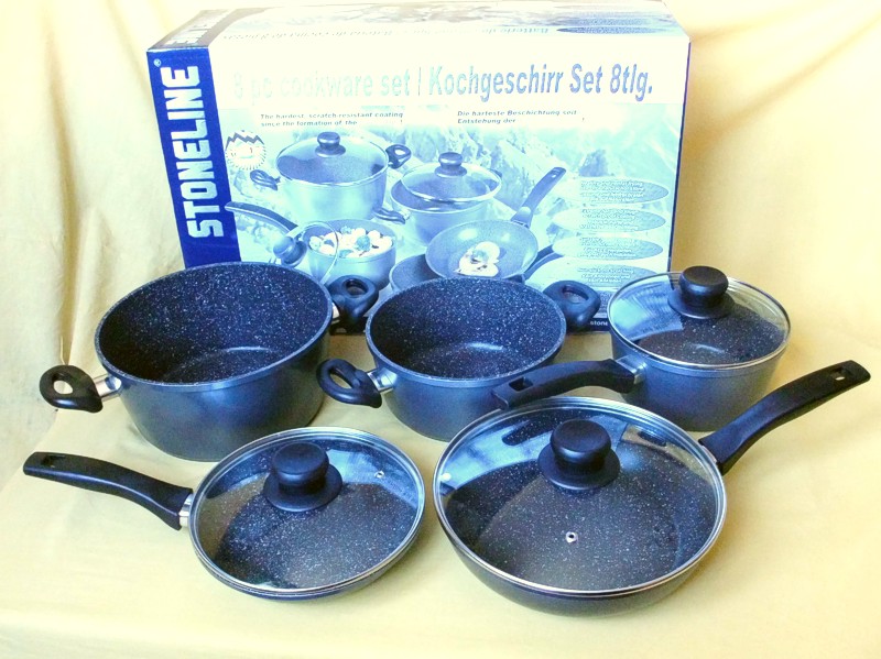 Stoneline® набор кухонной посуды из 8 предметов Арт. WX 6588