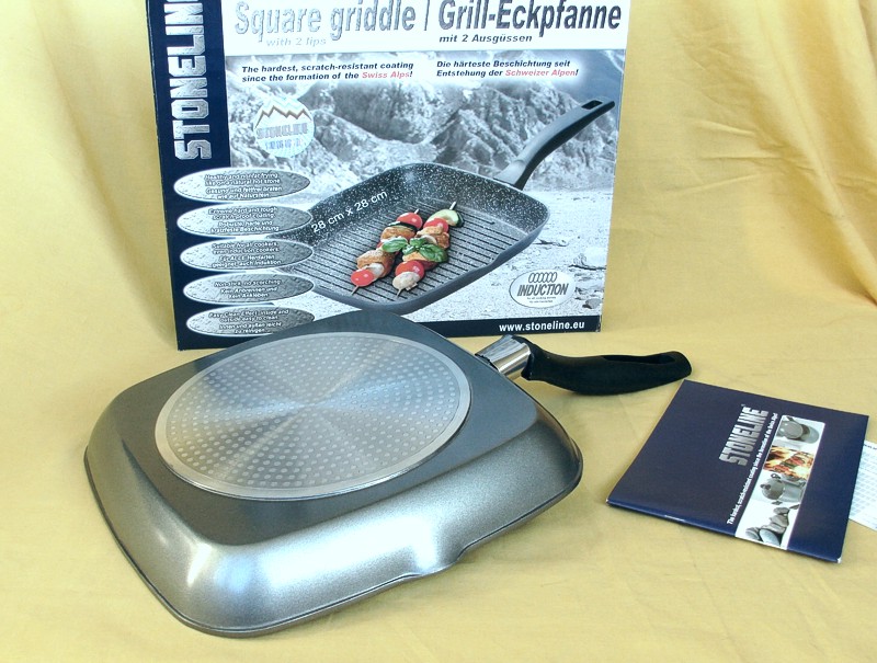 Stoneline сковорода-барбекю с двумя выемками. Арт. WX 7907